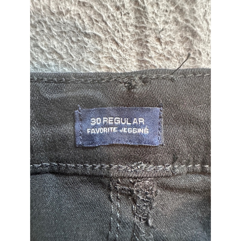 Gap Denim Favorite Jegging Skinny Jeans Womens 30 Black Wash Denim Mid Rise - Picture 5 of 14